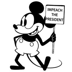 disney mickey impeach the president svg best gift for voter