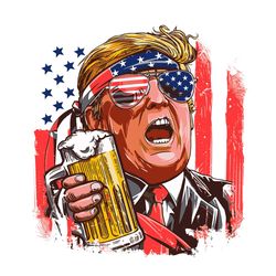 donald drunk svg happy independence day svg donald trump 4th of july svg beer lovers