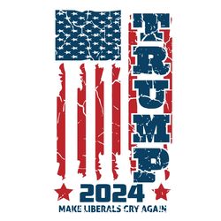 donald trump 2024 svg trump flag svg trump 2024 clipart trump cricut usa flag svg