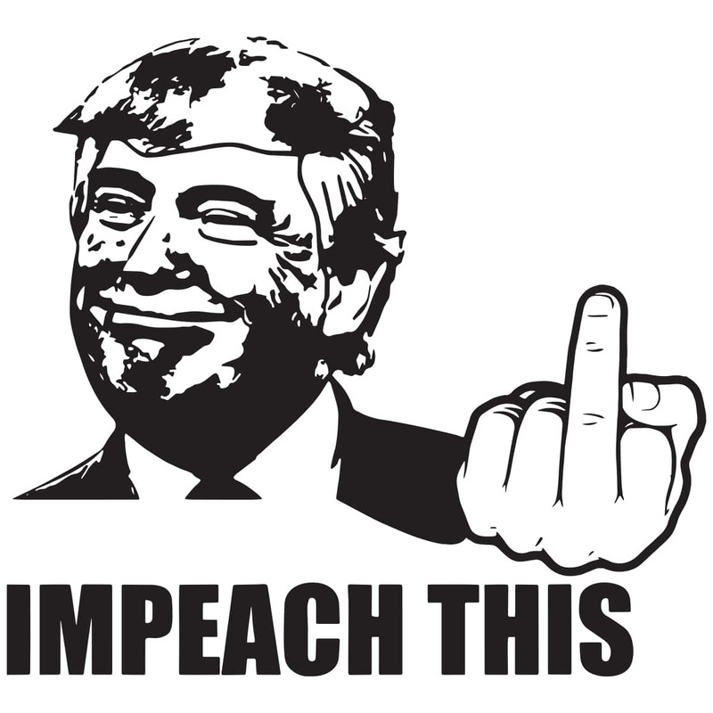 Donald Trump Giving The Middle Finger SVG, Trump Impeach This, Funny Trump SVG.jpg