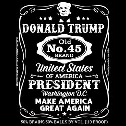 donald trump old no45 brand united states of america president svg