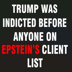 funny joel bauman trump was indicted before anyone svg