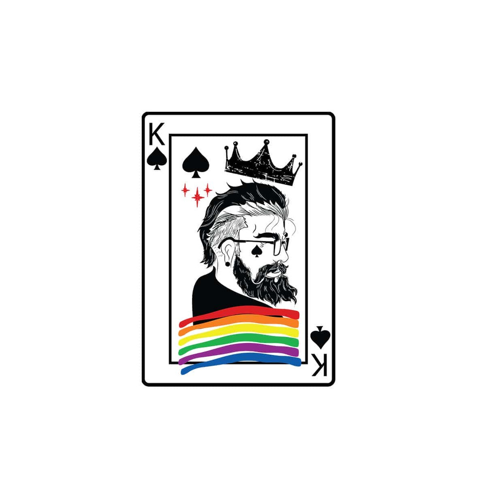 King Cards SVG Trump Card SVG Black Men SVG Spades SVG Lgbtq Rainbow K King Card.jpg