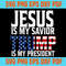 Trump Funny Quotes - Jesus Is My Savior Trump Is My President SVG American Flag Republican Pro Trump SVG.jpg