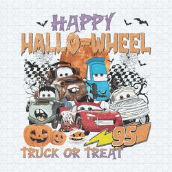 happy hallo wheel truck or treat png disney cars png file