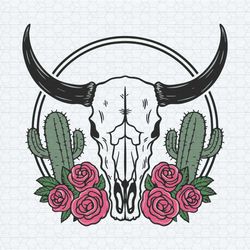checkered longhorn skull western trending svg digital download