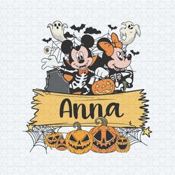 custom boo halloween mickey minnie mouse svg