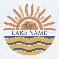 custom family trip to travel year lake name svg