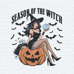 retro season of the witch halloween vibe png