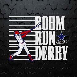 alec bohm run derby philadelphia baseball svg