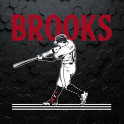 retro brooks lee slugger swing svg