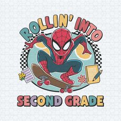 second grade superhero rollin into school 1st day of school png