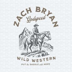 zach bryan godspeeds wild western svg