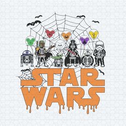 retro star wars characters halloween png