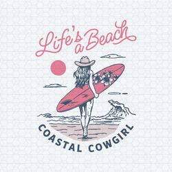 retro coastal cowgirl png vintage surf girl illustration boho western surfboard svg