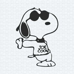 retro snoopy joe cool the peanuts svg