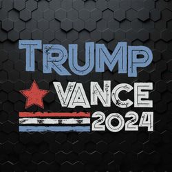 retro trump vance 2024 political svg