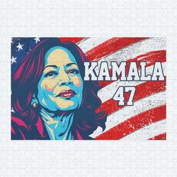 vintage kamala 47 for president png