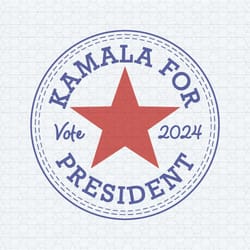 kamala for president voye 2024 svg