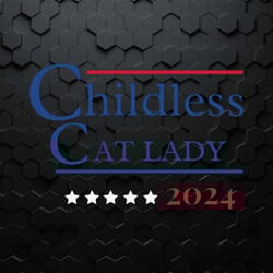 childless cat lady 2024 election svg
