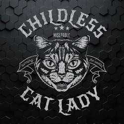 childless cat lady running the world svg