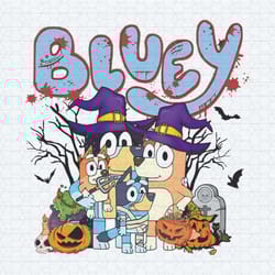 horror bluey halloween spooky vibes png