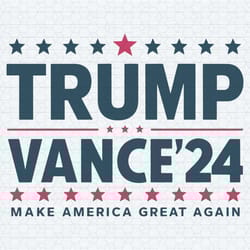 hot trump vance24 make a merica great again svg
