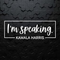 i'm speaking kamala harris president 2024 svg