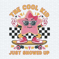 the cool kid just showed up pink back to school png