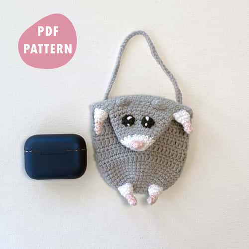 Crochet Sad Hamster meme Pouch Tutorial