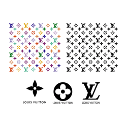 retro louis vuitton logo svg bundle