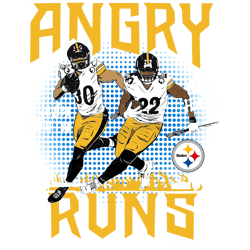 angry runs steelers jaylen warren and najee harris png