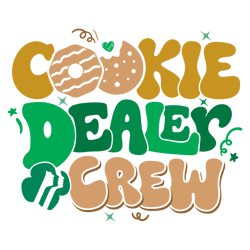 funny cookie dealer girl scout svg