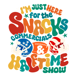 here for the snacks commercials halftime show svg