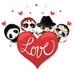 horror movies characters valentine love png