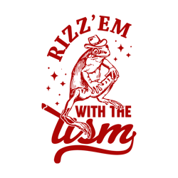 rizz em with the tism autism awareness svg