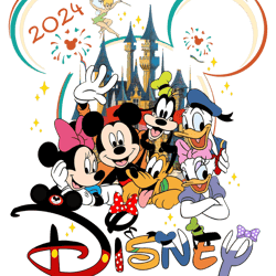 disney family vacation 2024 png