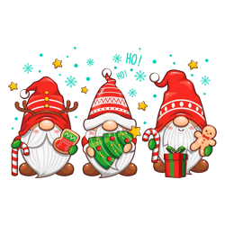 ho ho ho gnome christmas png