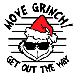 move grinch get out the way svg