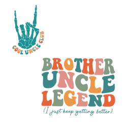 brother uncle legend cool uncle club svg
