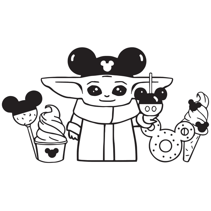 Baby Yoda Disney Mickey Mouse SVG Yoda Mickey Ears Mickey Icecream SVG.png