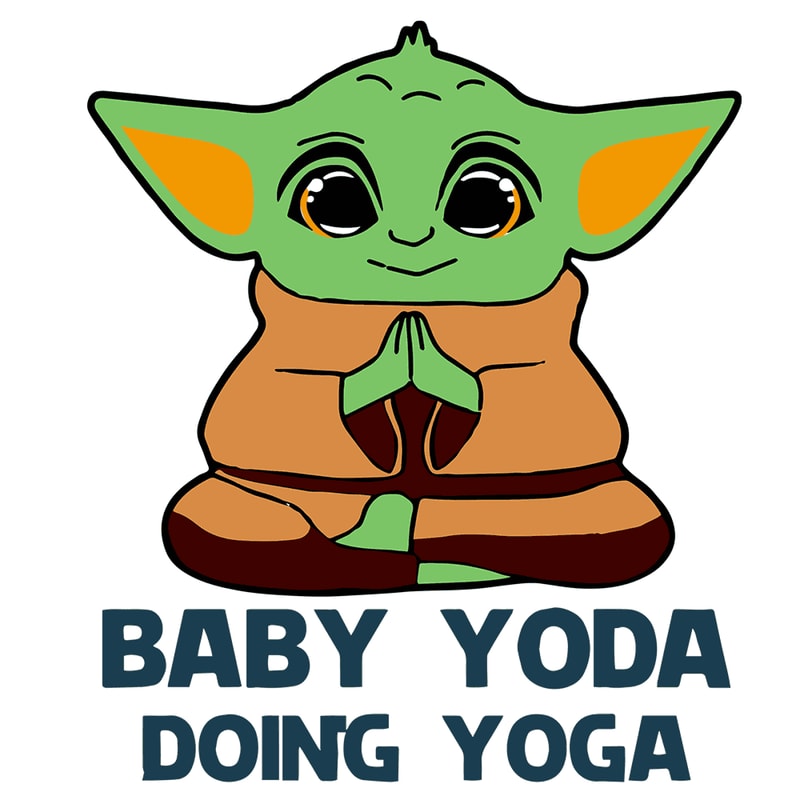 Baby Yoda Doing Yoga - Best Gift For Yoga And Yoda Lover SVG.png