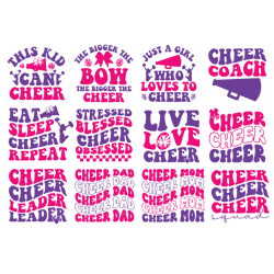 retro cheerleader svg bundle cheerleading svg cheer svg megaphone svg cheerleader girl svg cheer mom svg cheer squadcut
