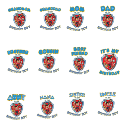 paw patrol birthday bundle png family paw patrol png paw patrol