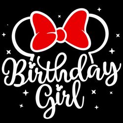 birthday girl minnie ears svg png birthday svg minnie ears svg