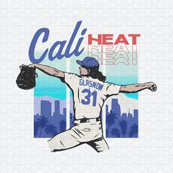 Cali Heat Tyler Glasnow Los Angeles Dodgers PNG