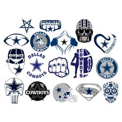 Dallas Cowboys Design Bundle SVG PNG Nfl SVG Cowboys SVG