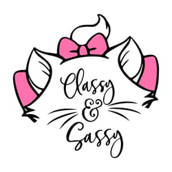 classy and sassy cat svg aristocats svg marie cat svg sassy meow svg disney svg