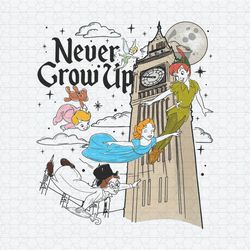 disney peter pan tinkerbell never grow up cartoon p1ng