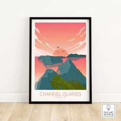 channel islands national park poster | wall art | travel poster | home decor gift
